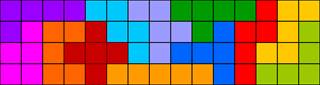Пентамино - Прямоугольник 4x15