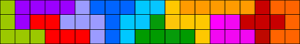 Пентамино - Прямоугольник 3x20, вариант №2